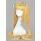 BLAZBLUE Rachel Alucard Blonde Ponytails Cosplay Wig