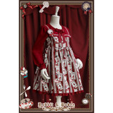Infanta Elegant Rabbit Poker Long Sleeves Lolita OP Dress