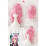 Shugo Chara Amu Hinamori Clover Angel Diamond Heart Spade Pink Cosplay Wigs
