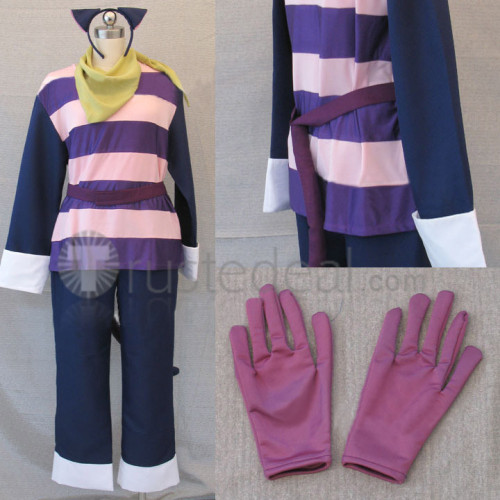 Ouran High School Host Club Kaoru and Hikaru Hitachiin Wonderland Cheshire Cat Cosplay Costume