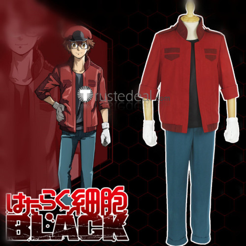 Cells At Work / Hataraku Saibou Anime Cosplay Costume Red Blood