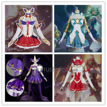 League of Legends LOL Star Guardian Syndra Ahri Miss Fortune Soraka Cosplay Costumes