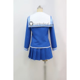 Fruits Basket Tohru Honda School Girls Blue Winter Uniform Cosplay Costume