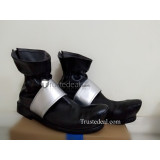 Kingdom HeartsII Sora Final Form Santa Christmas Town Silver Black Cosplay Boots Shoes