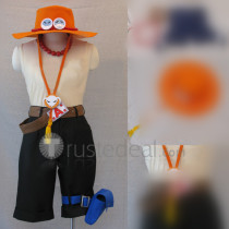 One Piece Portgas D. Ace Fire Fist Ace Cosplay Costume