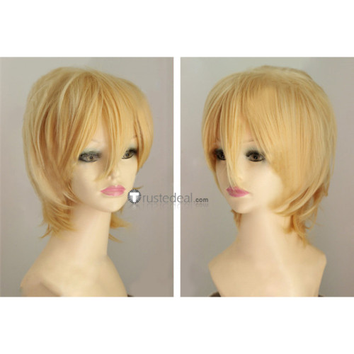 Magi The Labyrinth Of Magic Titus Alexius Blonde Ponytails Cosplay Wig