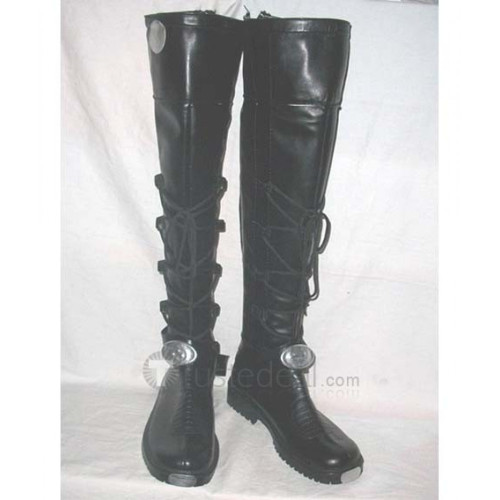 Axis powers Hetalia Germany Genderbend Female Cosplay Black Boots Shoes