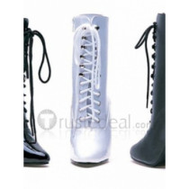 Patent Leather Upper High Heel Leg-Length Closed-toes Sexy Boots(LC-160)