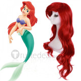 The Little Mermaid Disney Princess Ariel Red Cosplay Wig