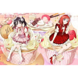 Love Live UR Card Awakening Card Cake Version Nico Maki Pink Red Cosplay Costume Dress