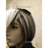 Voltron Legendary Defender Takashi Shiro Shirogane Black Gray White Cosplay Wig