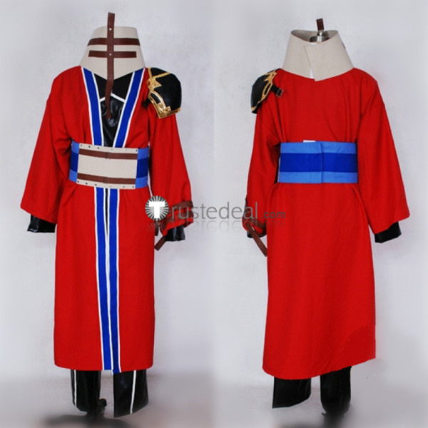 Final Fantasy X Auron Red Cosplay Costume
