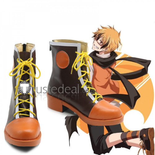 Servamp Lawless Hyde Brown Orange Cosplay Shoes Boots