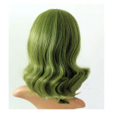 Puella Magi Madoka Magica Hitomi Shizuki Green Cosplay Wig