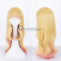 Gabriel DropOut Gabriel White Tenma Blonde Pink Cosplay Wig