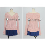 The Idolmaster Cinderella Girls Karen Hojo Pink Sweater Cosplay Costume