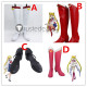 Sailor Moon Usagi Tsukino White Black Red Cosplay Boots Shoes