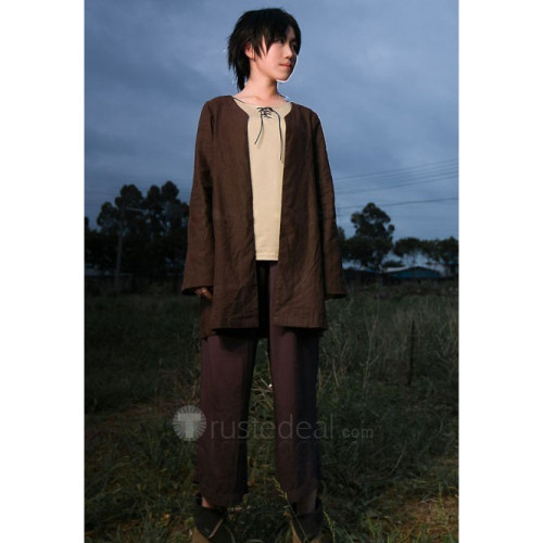 Attack on Titan Shingeki no Kyojin Eren Jaeger Mikasa Armin Youth Young Child Cosplay Costumes