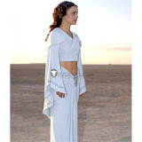 Star Wars 2 Queen Padme Amidala White Cosplay Costume