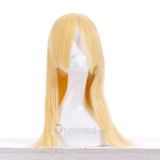 Black Butler Kuroshitsuji Alois Trancy Girl Genderband Blonde Ponytails Cosplay Wig