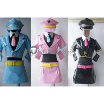 Super Sonico Sonico Space Police Black Blue Pink Cosplay Costumes