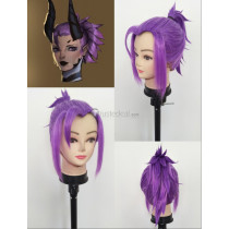 Overwatch Devil Mercy Purple Cosplay Wig