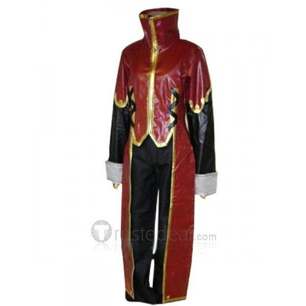 Tales Of the Abyss Luke Berserker Red Jacket Cosplay Costume