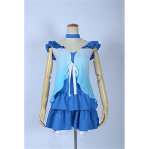 Love Live Rin Hoshizora Blue Perform Cosplay Costume