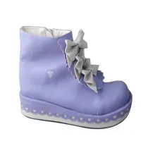 Three Bows Ankle Length Boots