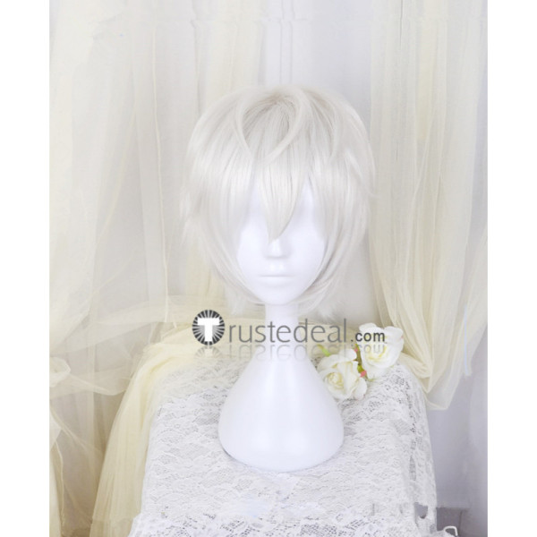 Tsukiuta Procellarum Shimotsuki Shun Grey White Cosplay Wig