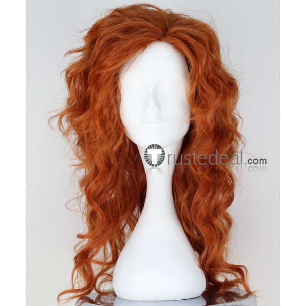 Disney Tinker Bell and the Pirate Fairy Zarina Orange Brown Cosplay Wig