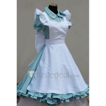Gintama Kagura Alice Version Blue Maid Cosplay Dress