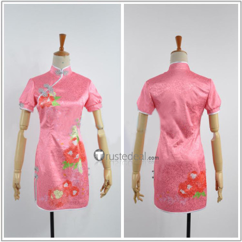 Love Live Nico Yazawa Cheongsam Pink Cosplay Costume