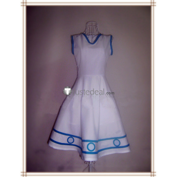 Squid Girl The Invader Comes From the Bottom of the Sea! Ika Musume White Dress Cosplay Costume