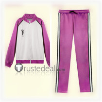 Haikyuu Shiratorizawa Academy Volleyball Uniform Wakatoshi Ushijima Satori Tendo Purple White Jersey Cosplay Costume