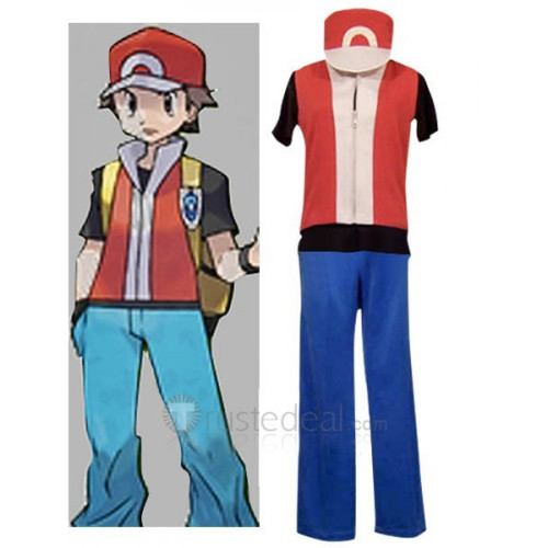 Pokemon Red Cosplay Costume