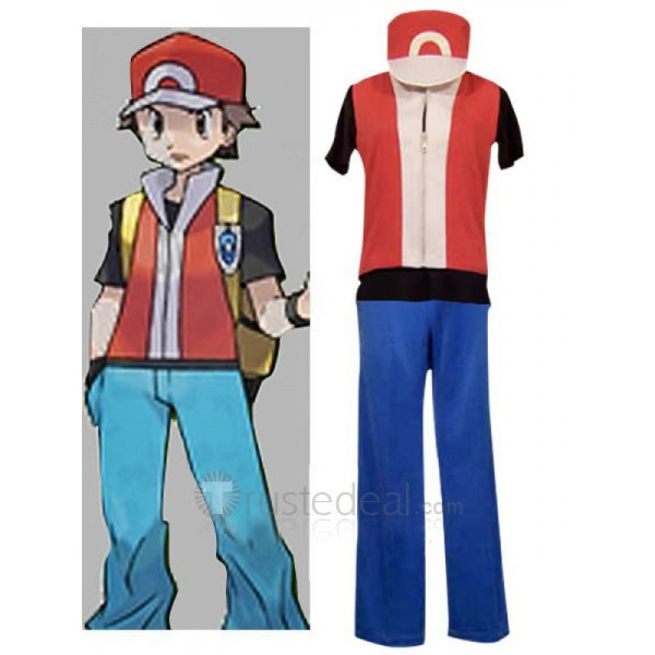 Pokemon Red Cosplay Costume