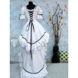 White Lolita Punk Lolita Dress(FK108)