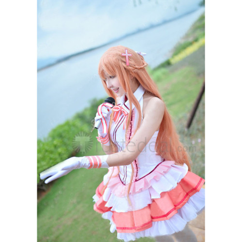 Sword Art Online Idol Asuna Cosplay Costume