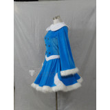 League of Legends Winter Wonder Snow Lulu Blue Cosplay Costume2