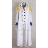 One Piece Kuzan Aokiji White Green Cosplay Costumes