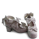 Black Square Heel Lolita Footwear