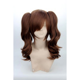 Gintama Shimura Tae Two Braids Brown Cosplay Wig