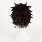 Haikyuu Yuu Nishinoya Black Brown Yellow Cosplay Wigs