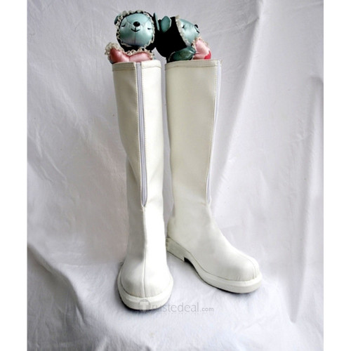 Darker than BLACK Suou Pavlichenko White Cosplay Boots Shoes