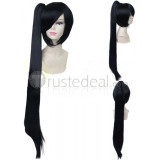 League of Legends Nidalee Long Black Cosplay Wig