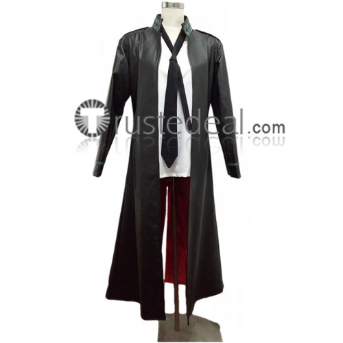 Katekyo Hitman Reborn Mukuro Rokudo Black Coat Cosplay Costume
