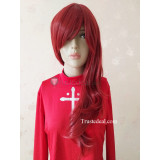 League of Legends Xayah Wine Red Cosplay Wig Ears