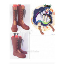 Touhou Project Hinanawi Tenshi Cosplay Boots Shoes