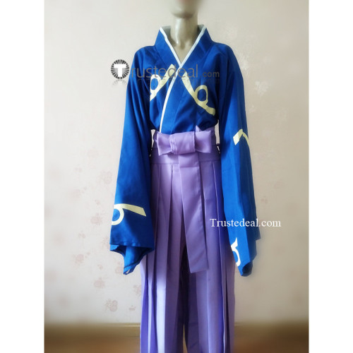 Inuyasha Naraku Blue Kimono Cosplay Costume